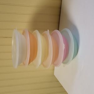 Vintage Tupperware Cereal Bowls - Pastel